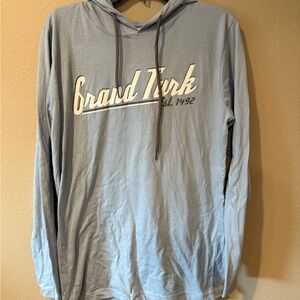 RetroVision Light Blue Hoodie